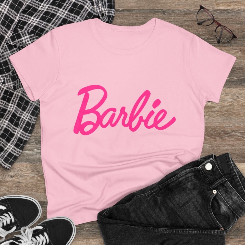Barbie Classic Pink Logo T- Shirt